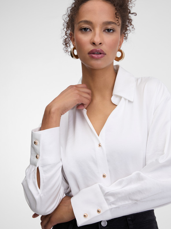 Orsay Biela dámska košeľa ORSAY