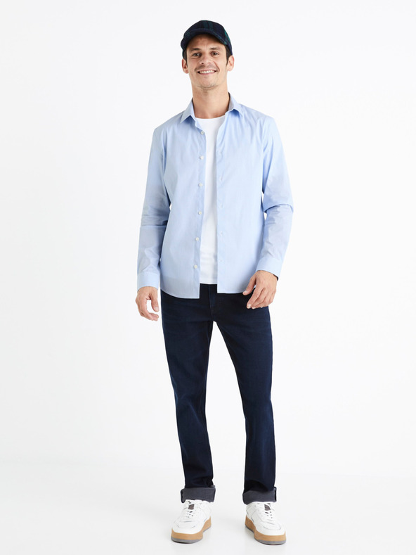 Celio Kárované tričko Slim Masantal2 Celio