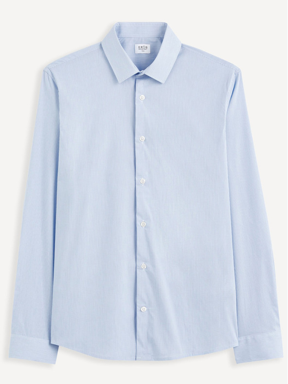 Celio Kárované tričko Slim Masantal2 Celio