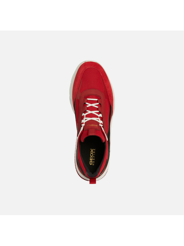 Geox Červené pánske tenisky Geox Spherica Actif D