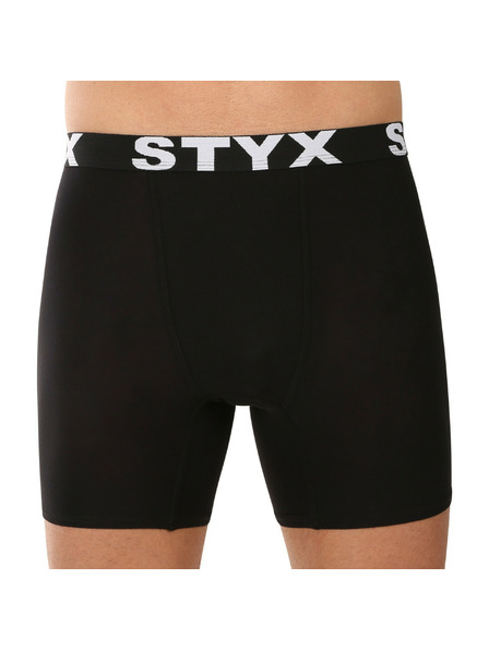 Styx Pánske boxerky Styx long športová guma čierne