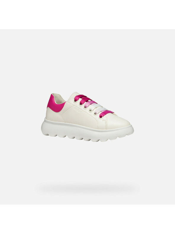 Geox Biele dievčenské tenisky Geox Puffypop