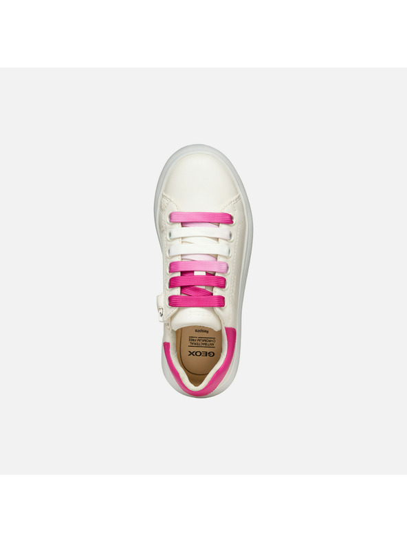 Geox Biele dievčenské tenisky Geox Puffypop