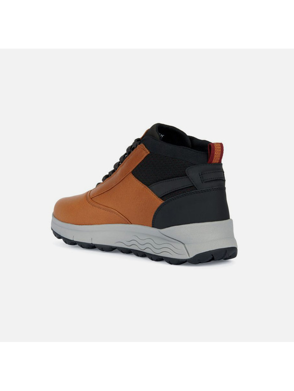 Geox Hnedá pánska členková obuv Geox Spherica 4x4 B Abx