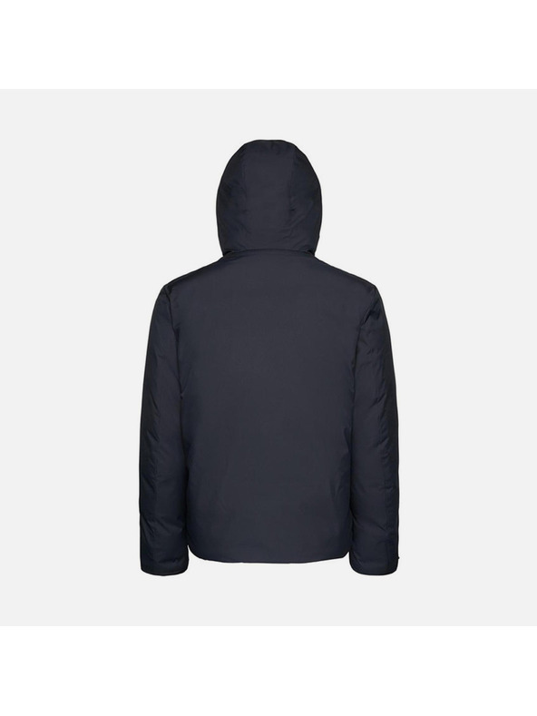 Geox Modrá pánska bunda Geox Sapienza Hoojkt