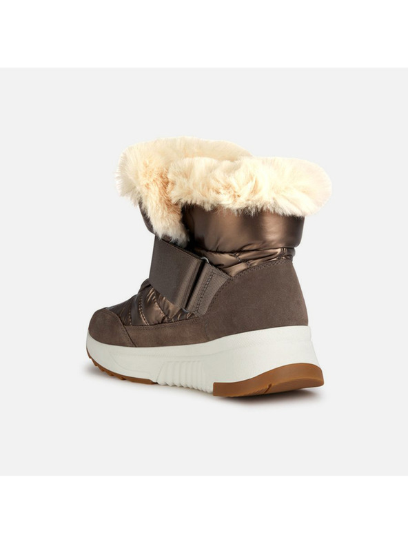 Geox Hnedé dámske členkové topánky Geox Falena B ABX