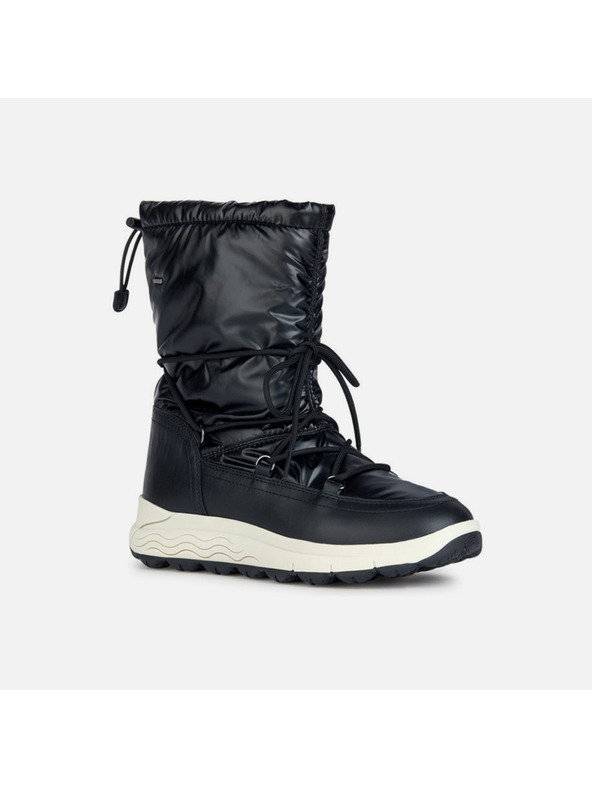 Geox Čierne dámske členkové topánky Geox Spherica 4X4 B ABX