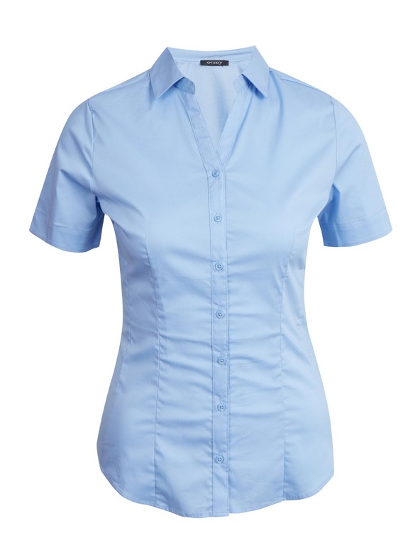 Orsay Svetlomodrá košeľa s krátkym rukávom ORSAY