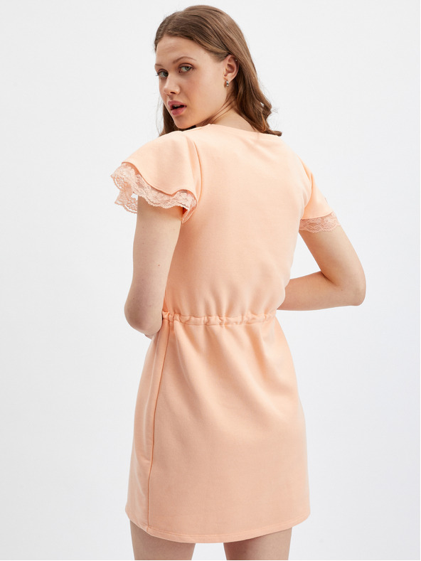 Orsay Marhuľové dámske mikinové šaty ORSAY