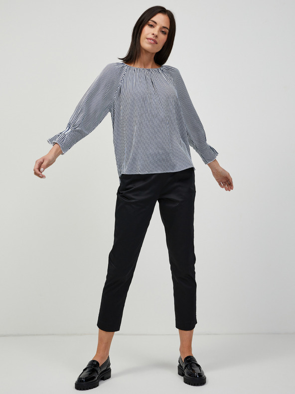 Orsay Modrá pruhovaná blúzka ORSAY