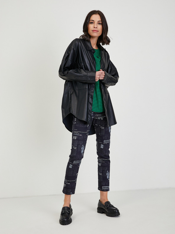 Orsay Zelená dámska vzorovaná blúzka ORSAY