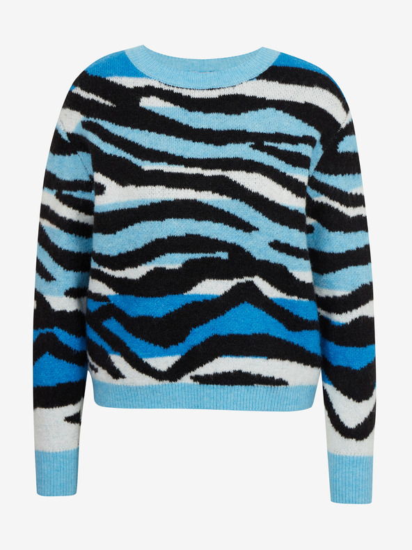 Orsay Čierno-modrý dámsky vzorovaný sveter ORSAY