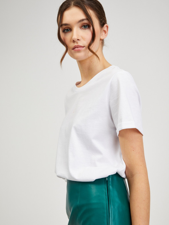 Orsay Zelená dámska koženková sukňa ORSAY