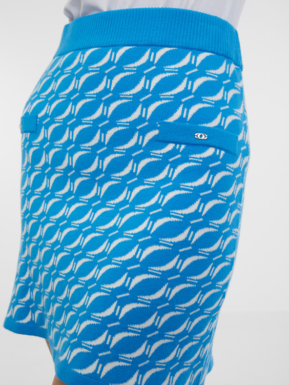 Orsay Modrá dámska svetrová sukňa ORSAY