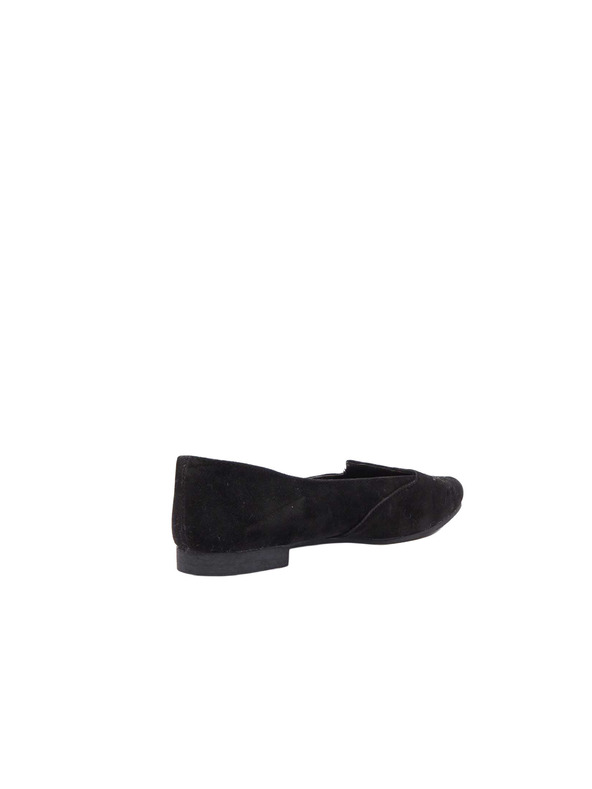 CAMAIEU Čierne balerínky na nízkom podpätku CAMAIEU