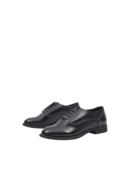 CAMAIEU Čierne dámske poltopánky na nízkom podpätku CAMAIEU