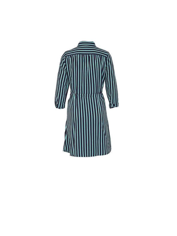 CAMAIEU Pruhované košeľové šaty