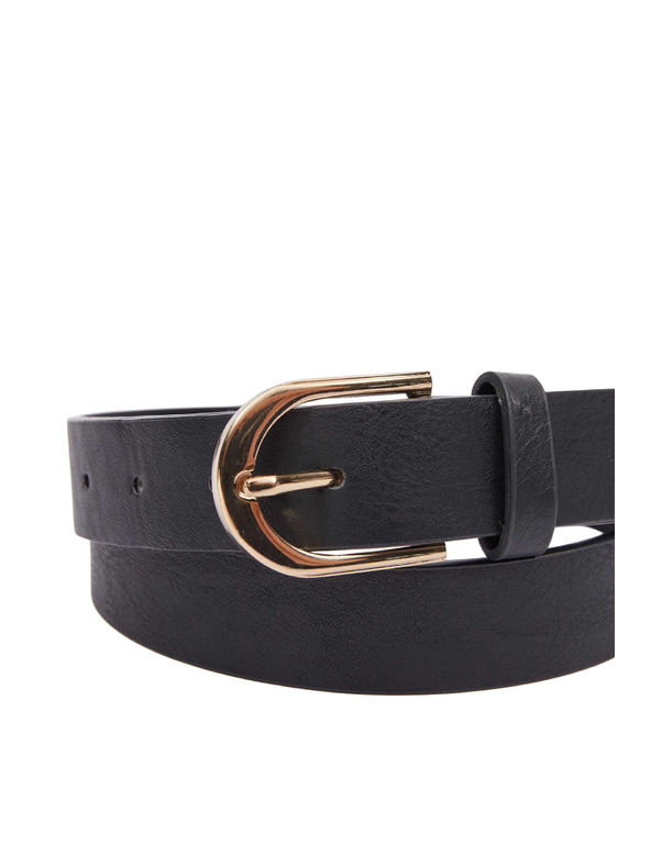 CAMAIEU Čierny dámsky opasok CAMAIEU