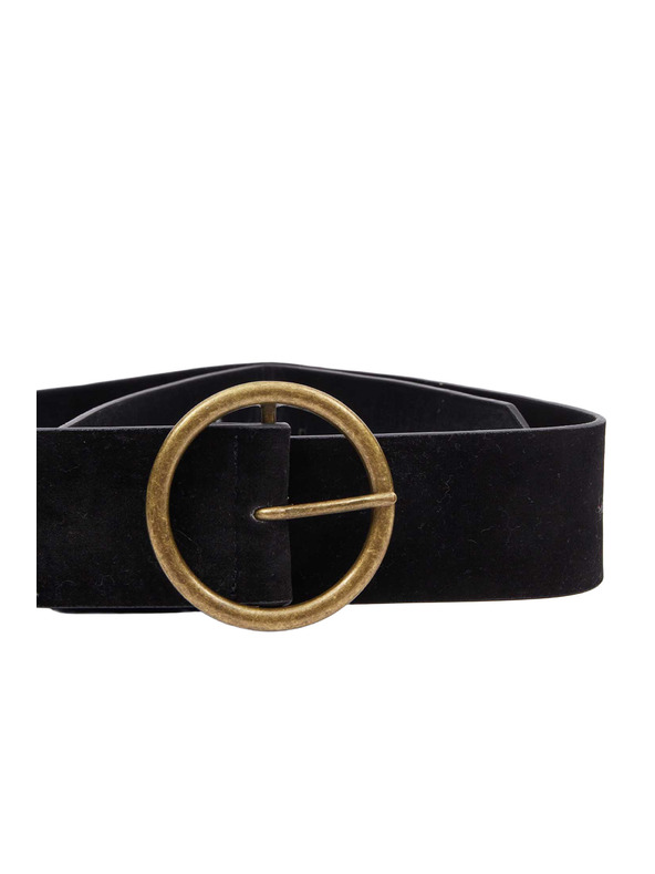 CAMAIEU Čierny opasok s okrúhlou sponou