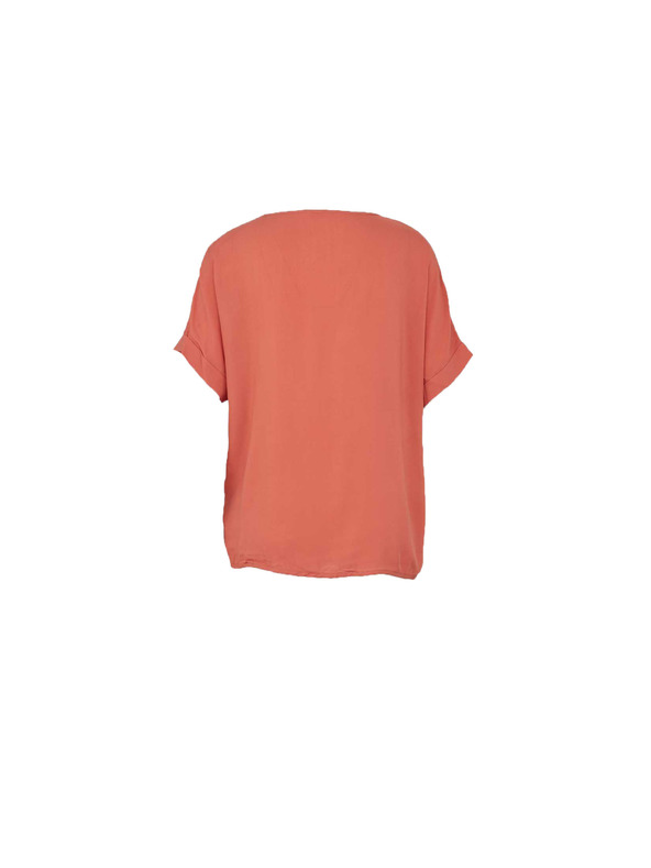 CAMAIEU Tehlovočervená blúzka CAMAIEU