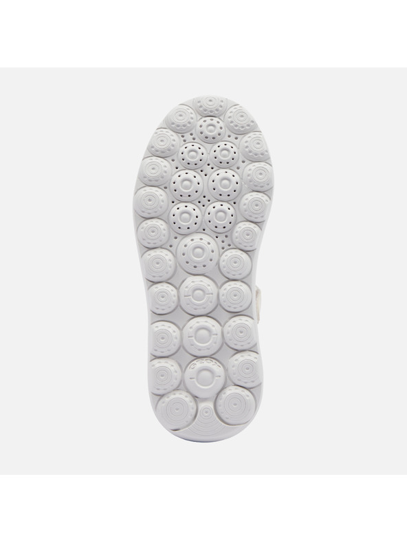 Geox Krémové dievčenské tenisky Geox Puffypop Girl