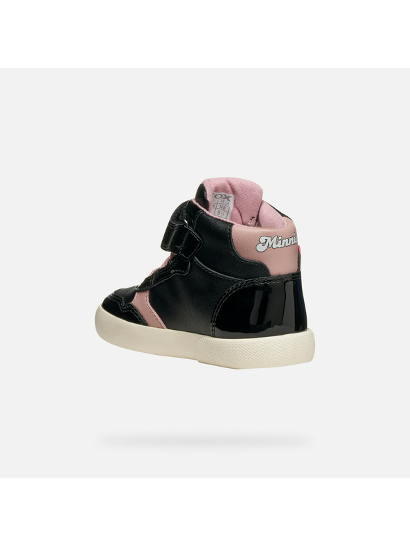 Geox Dievčenské prvé krôčky Geox Gisli Čierna