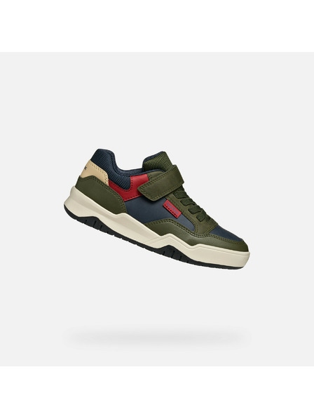 Geox Khaki detské tenisky Geox Perth