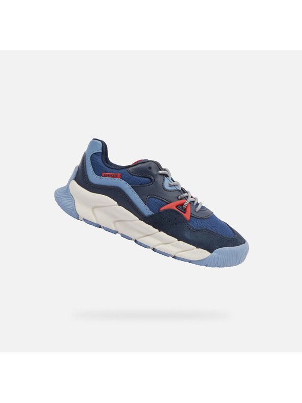 Geox Modré detské tenisky Geox Flexyper Pro Boy