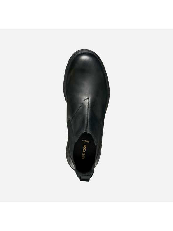 Geox Čierne pánske členkové topánky Geox Meiern