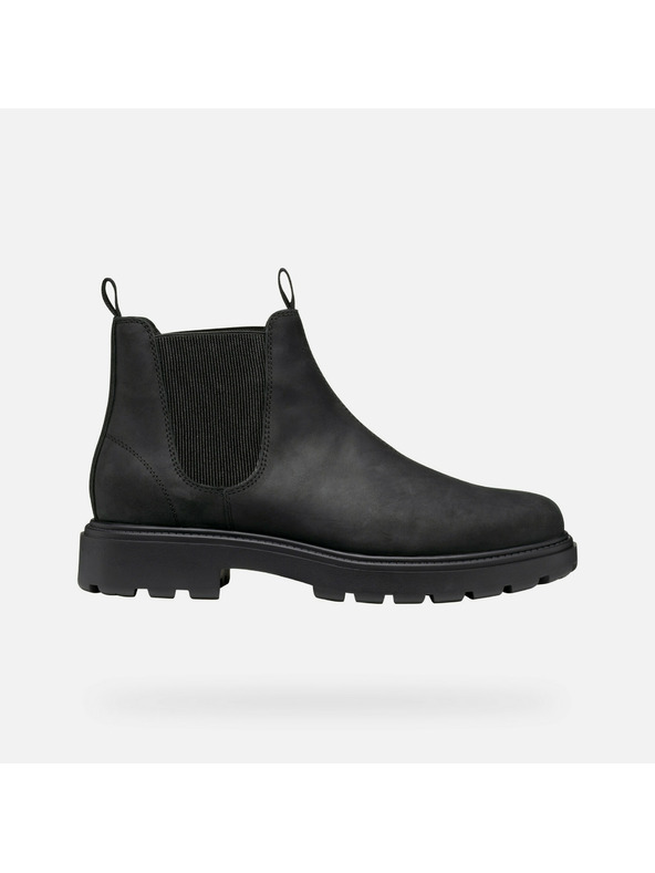 Geox Čierne pánske členkové tenisky Geox Spherica EC7