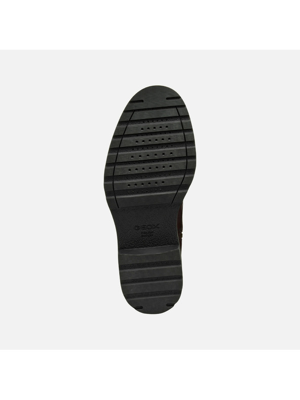 Geox Vínové pánske členkové topánky Geox Redclif