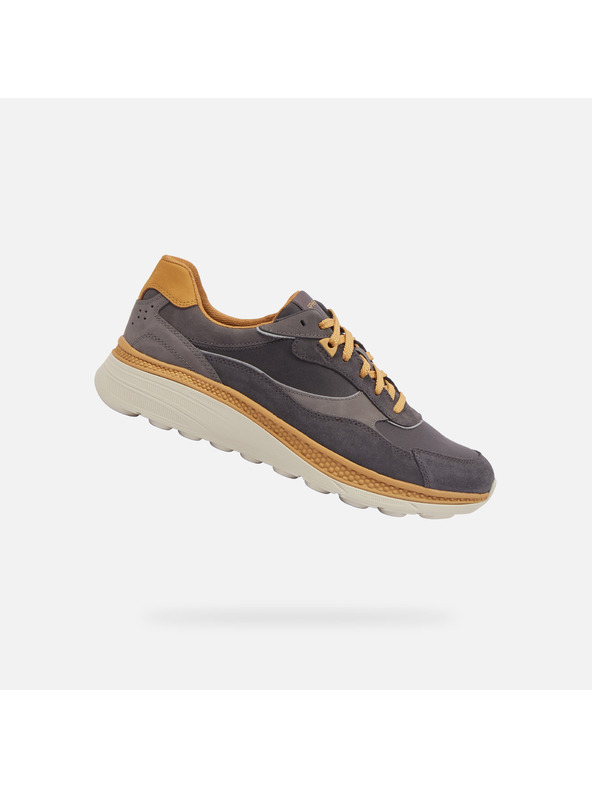 Geox Sivé pánske tenisky Geox Spherica Actif X1