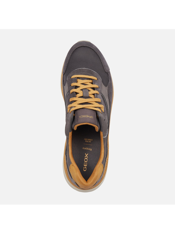 Geox Sivé pánske tenisky Geox Spherica Actif X1