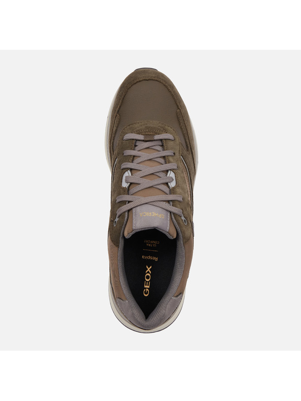 Geox Khaki pánske tenisky Geox Spherica Actif X1