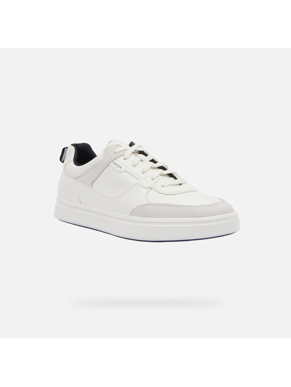 Geox Biele pánske tenisky Geox Baltmoore