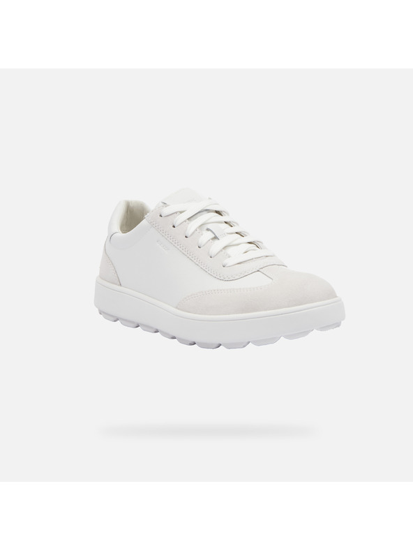 Geox Biele pánske tenisky Geox Spherica Ecub-1