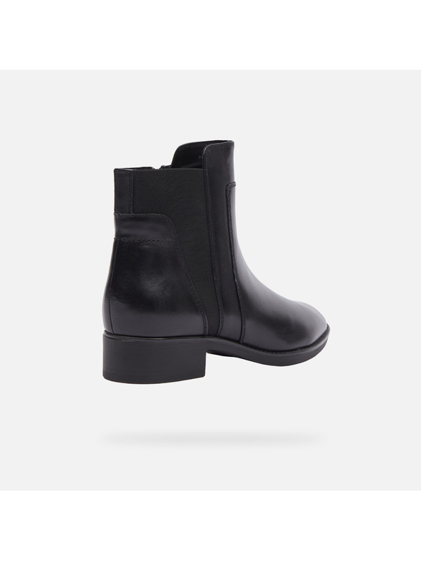 Geox Čierne dámske členkové topánky Geox Felicity