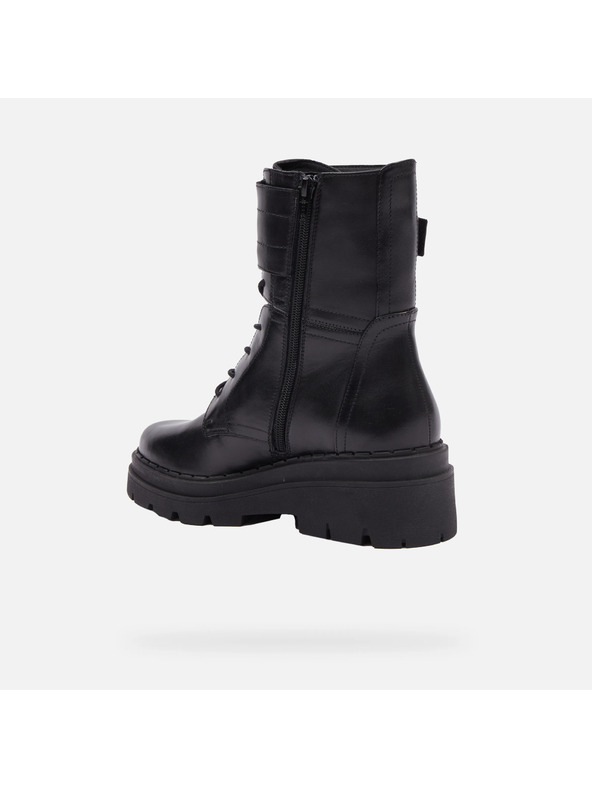 Geox Čierne dámske členkové topánky Geox Felleny