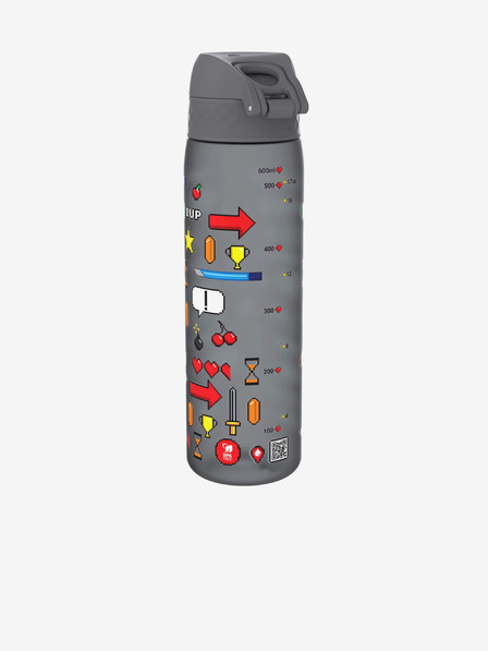 ION8 Sivá vzorovaná fľaša Ion8 Leak Proof Gamer (500 ml)