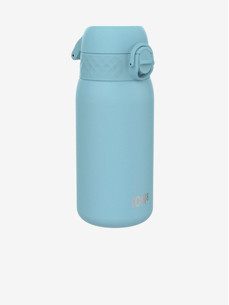 ION8 Svetlomodrá nerezová fľaša Ion8 Leak Proof (400 ml)