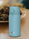 ION8 Svetlomodrá nerezová fľaša Ion8 Leak Proof (400 ml)