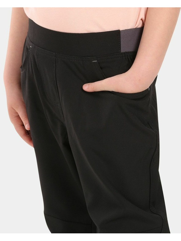 Kilpi Detské outdoorové nohavice Kilpi KARIDO-J Čierna