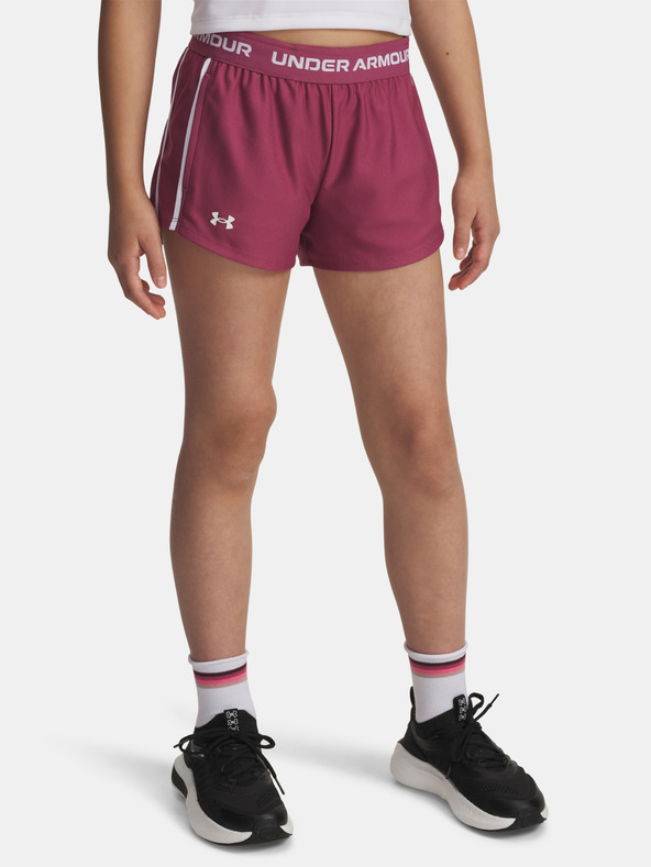 Under Armour Dievčenské kraťasy Under Armour G Tech Play Up Short-RED