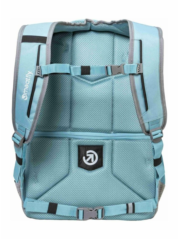 Meatfly Meatfly batoh Exile Grey Heather / Aqua 24 L + PERAČNÍK | Sivá | Objem 24 L