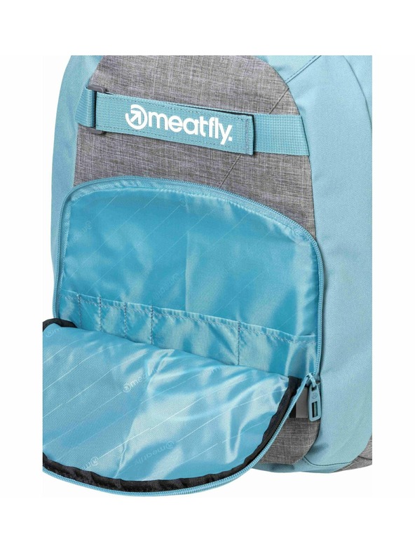Meatfly Meatfly batoh Exile Grey Heather / Aqua 24 L + PERAČNÍK | Sivá | Objem 24 L