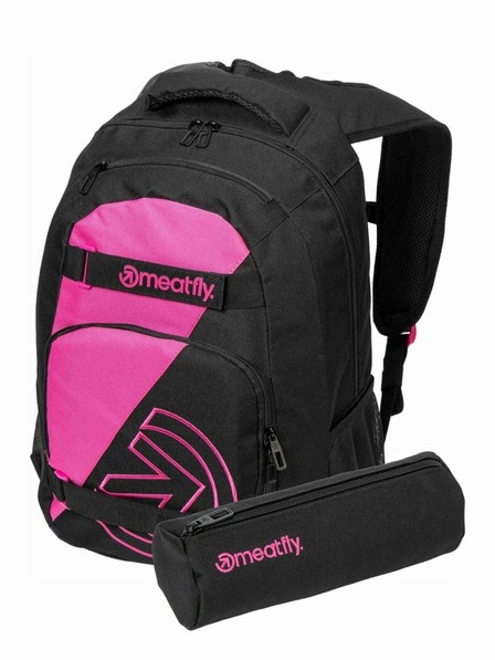 Meatfly Meatfly batoh Exile Pink / Black 24 L + PERAČNÍK | Objem 24 L