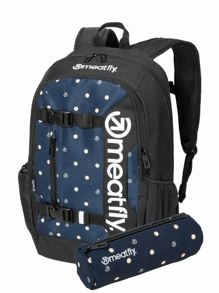 Meatfly Meatfly batoh Basejumper Yellow Dots 22 L + PERAČNÍK | Žltá | Objem 22 L