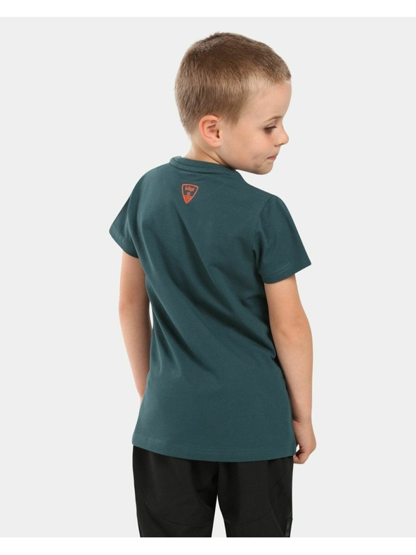 Kilpi Chlapčenské bavlnené tričko Kilpi SALO-JB Tmavozelená