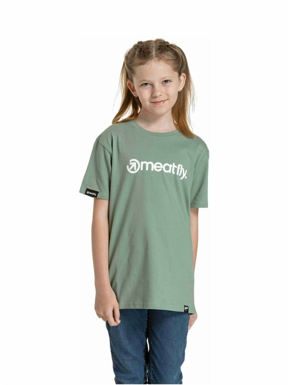 Meatfly Meatfly detské tričko Bart Olive | Zelená