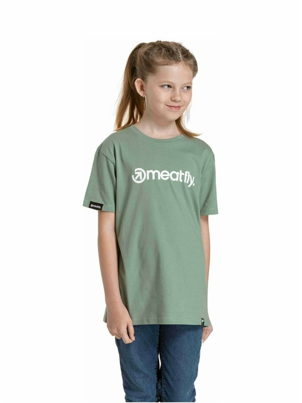 Meatfly Meatfly detské tričko Bart Olive | Zelená